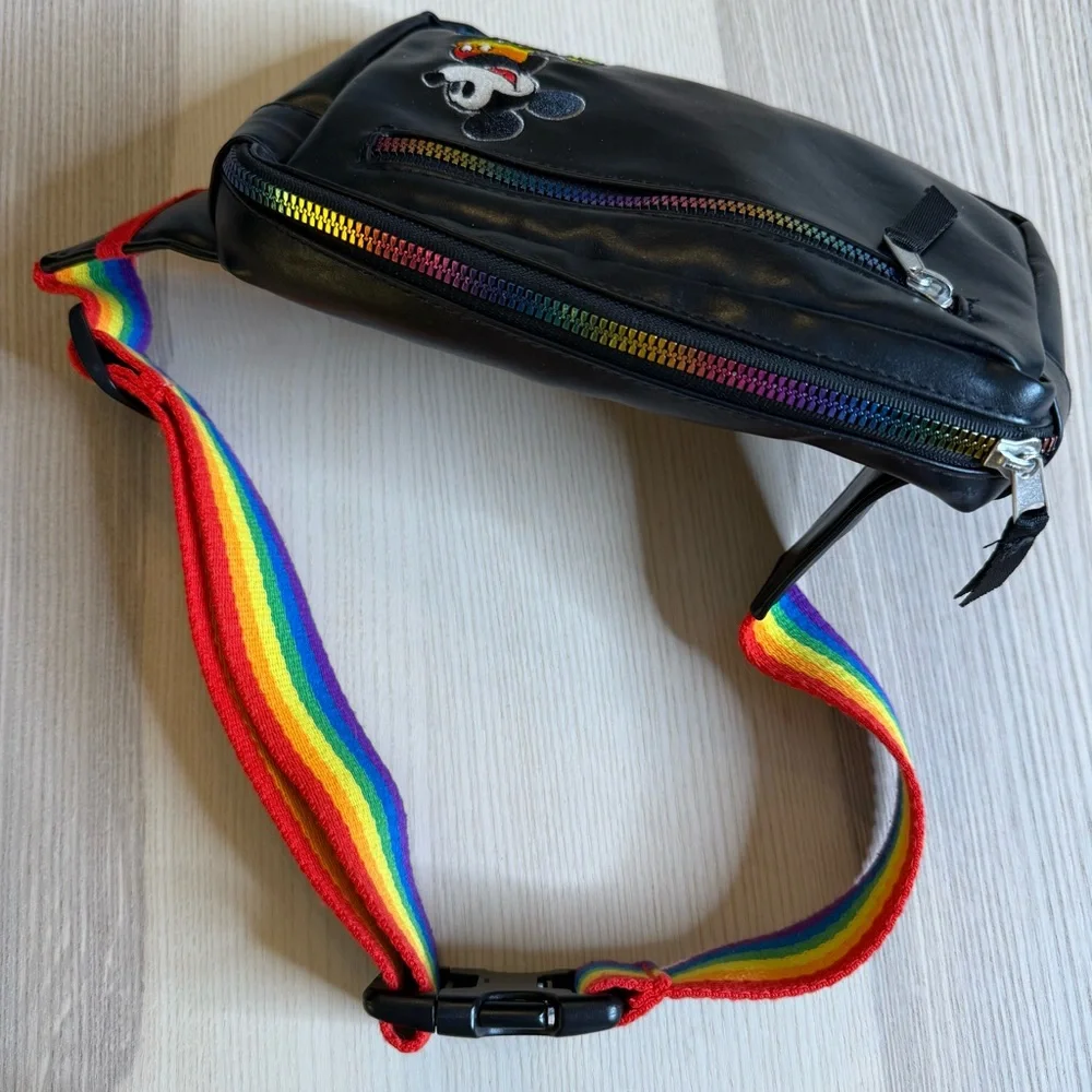 Disney Rainbow Mickey Belt Bag